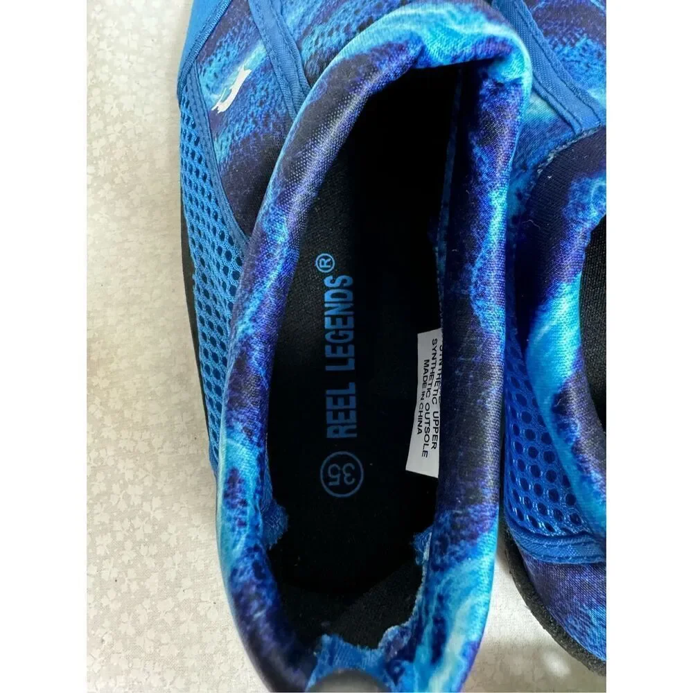 Reel Legends BOY’S Size 4 Blue GULF K Water Shoes